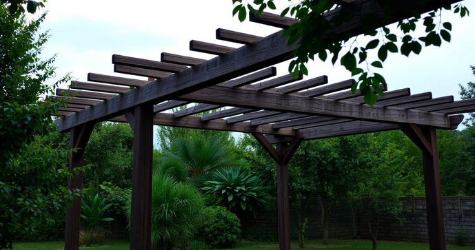 Pergolado de Madeira Rústica: Transforme Seu Espaço Externo com Estilo e Conforto