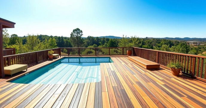 Deck de Madeira para Piscina Preço Atraente