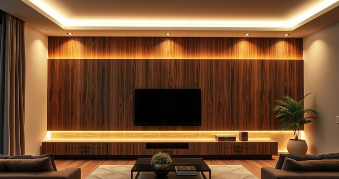 Painel de Madeira com LED: Descubra Como Transformar Seu Espaço