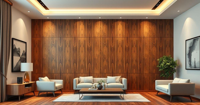 Descubra todos os benefícios do Painel de madeira 3D para sua decoração