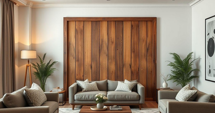 Painel de madeira rústico: Dicas e Vantagens para sua Decoração