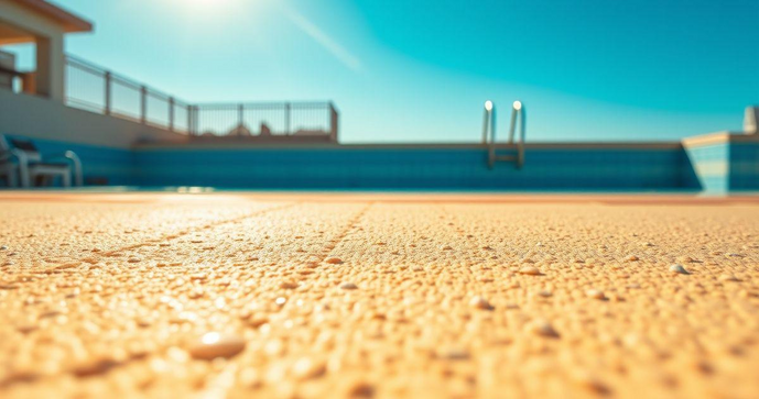 Piso atérmico antiderrapante para piscina: segurança e conforto em cada mergulho