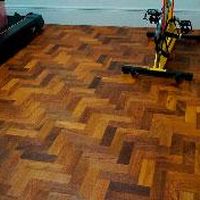 piso taco madeira restauração