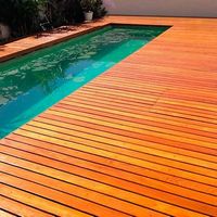 Deck de madeira para piscina Deck de madeira para piscina
