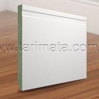 Rodapé mdf branco SP Rodapé mdf branco SP